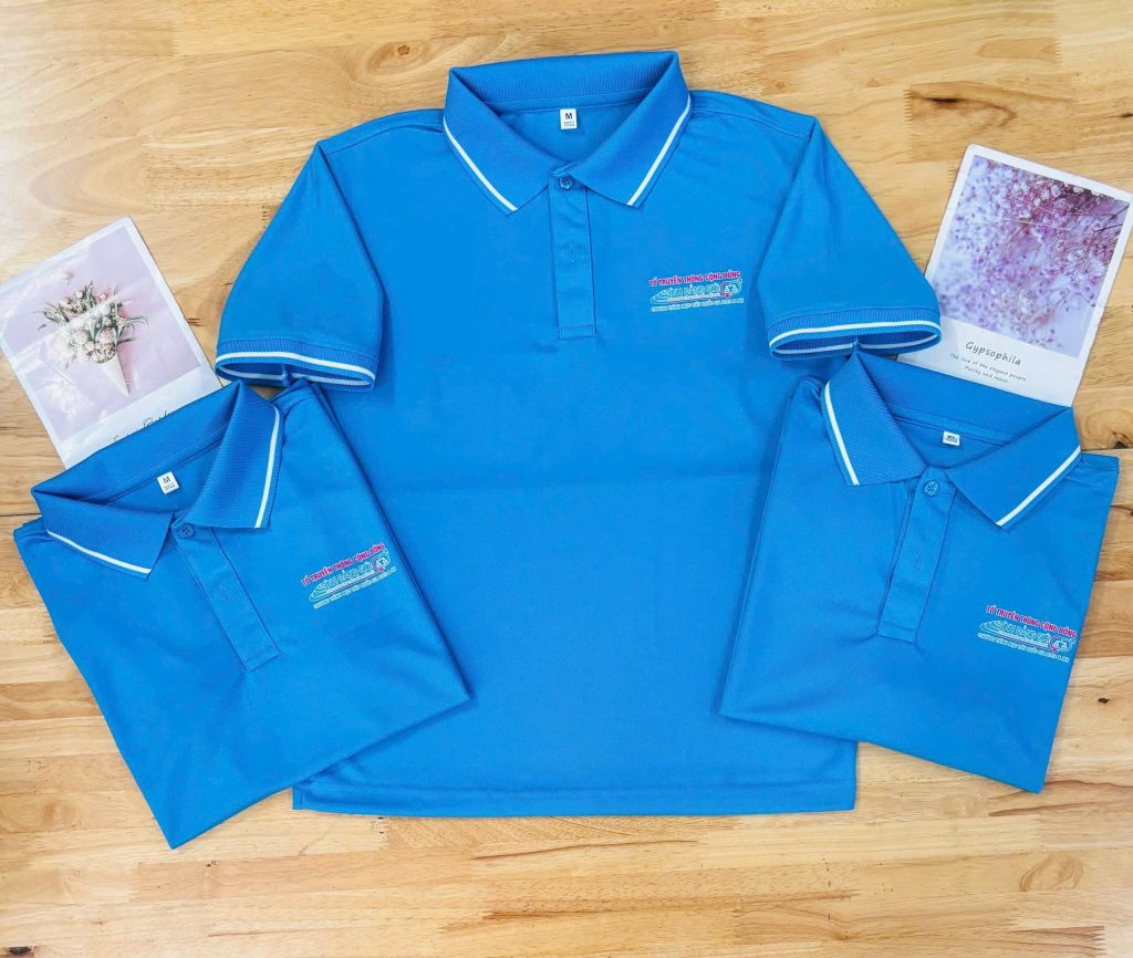 ao polo ca sau xanh ya vien trang