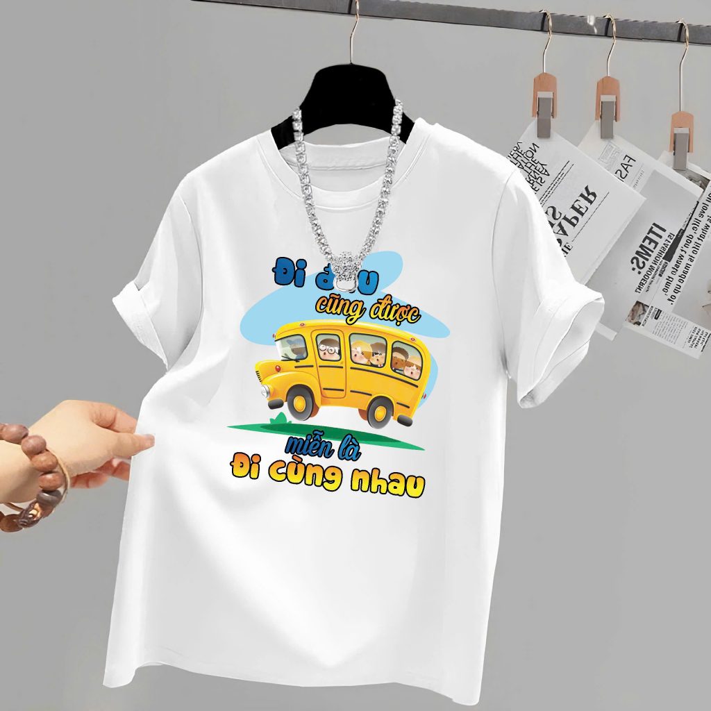 ao thun mau trang co tron